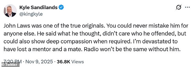 لا يمكنك أبدًا أن تخطئ بينه وبين أي شخص آخر. وقال على تويتر: 