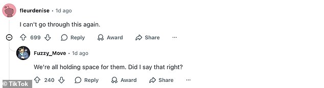 بعد لحظة السجادة الحمراء، كتب أحد الأشخاص على موقع Reddit، 