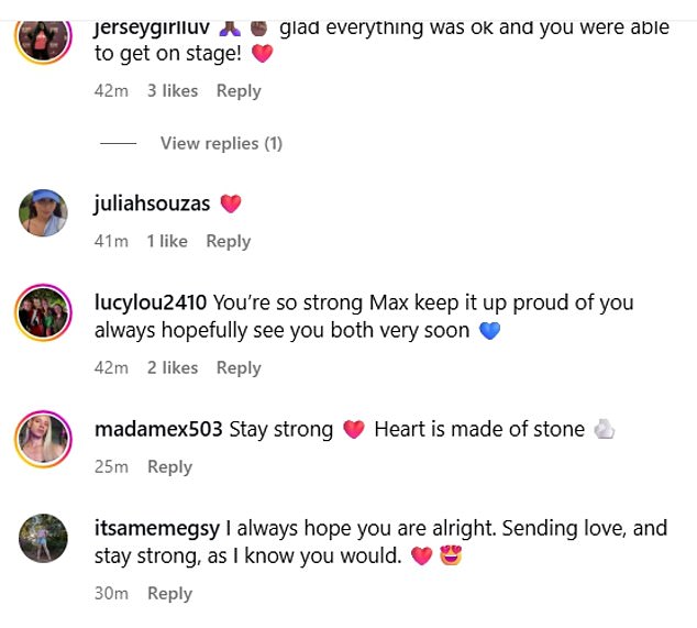 انتقل المعجبون إلى قسم التعليقات لمشاركة ارتياحهم. وكتبوا: 