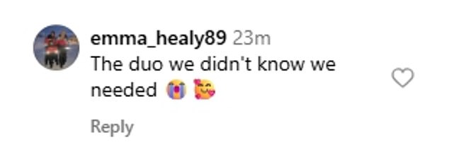 لقد ترك المعجبون في حالة من الرهبة من اللحظة الجميلة والمفيدة للأم والابن حيث دعوا بفارغ الصبر الزوجين لإصدار الأغنية معًا