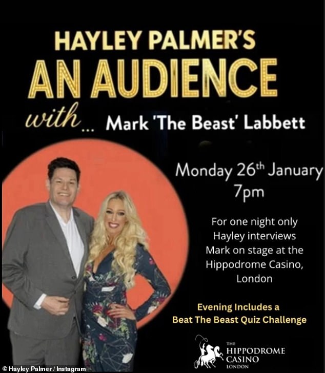 ستجلس هايلي مع مارك في 26 يناير خلال عرضها 