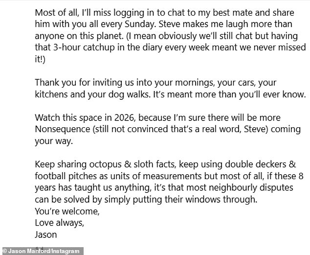 كتب جايسون: 