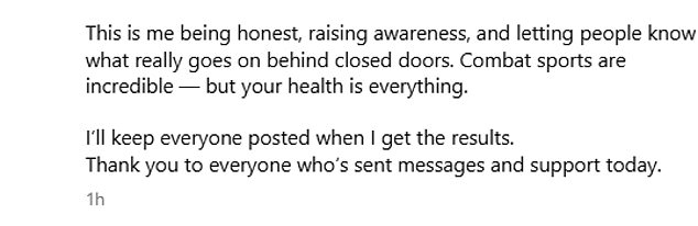 شارك الفائز بالأخ الأكبر تحديثًا أثناء جلوسه في غرفة الانتظار، وكتب الأب لأربعة أطفال: 