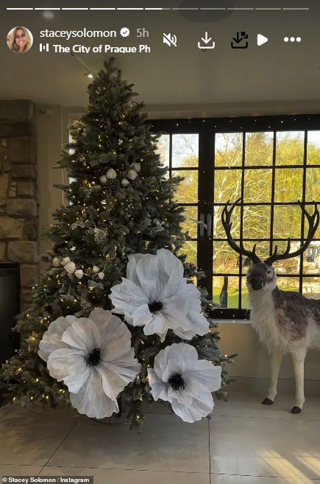 وعرضت مقدمة البرامج التلفزيونية، البالغة من العمر 36 عامًا، منزلها الفخم، Pickle Cottage، على إنستغرام مع متابعيها البالغ عددهم 6.1 مليون بعد تزيينه لموسم الأعياد.