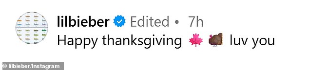 ووجه نجم البوب ​​الكندي البالغ من العمر 31 عاما، والذي يضم 594.6 مليون متابع على وسائل التواصل الاجتماعي، رسالة إلى معجبيه قائلا: 