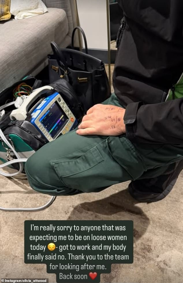 أبقت نجمة Love Island السابقة معجبيها على اطلاع دائم بحالتها الصحية، حيث شاركت صورة لها أثناء حضورها الأطباء في استوديوهات ITV