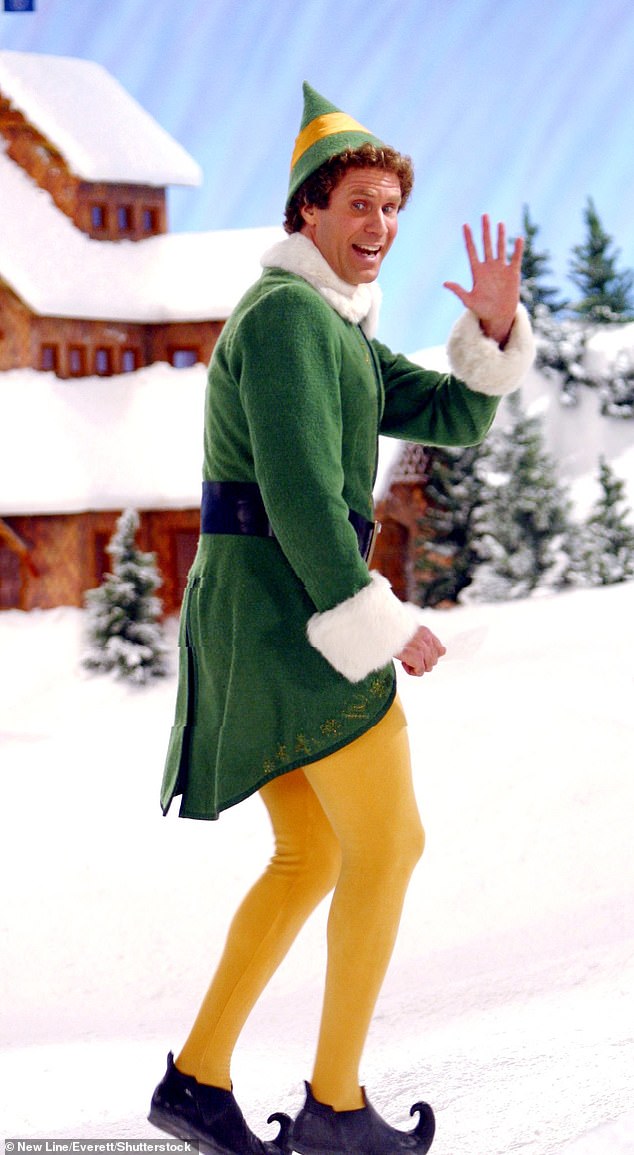 يليه فيلم Elf عام 2003 بطولة ويل فيريل (في الصورة)