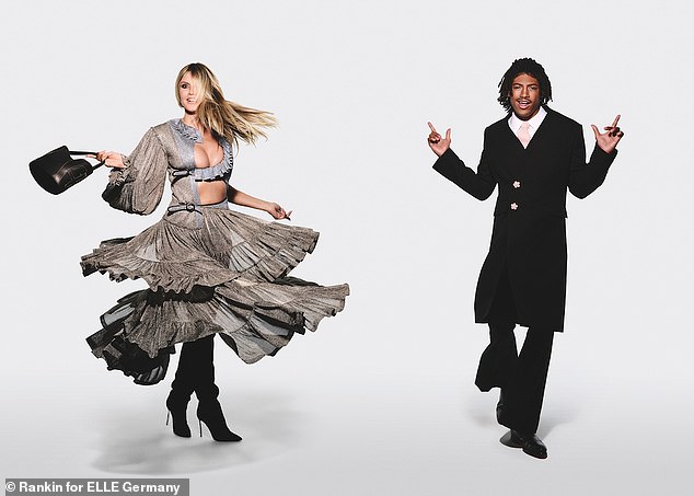 هذه هي المرة الأولى التي تلتقط فيها هايدي وهنري جلسة تصوير معًا، بعد أن تم الكشف عنهما كوجهين للعلامة التجارية Aigner.