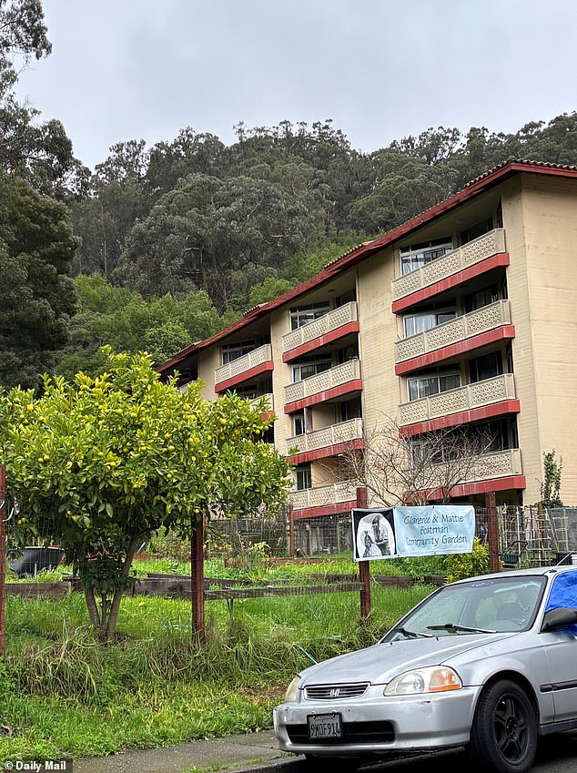 خلال تلك الفترة، عاش في مشاريع الإسكان المدعومة (في الصورة) في تلال مدينة مارين، على بعد أميال فقط من حي سوساليتو الراقي.