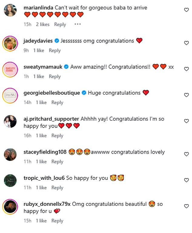 وتوجه الأصدقاء وزملاؤه نجوم المسلسل إلى قسم التعليقات لتهنئة الزوجين على الأخبار السعيدة