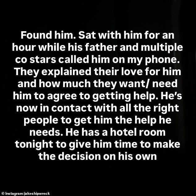 كما بذل رجل الأعمال جيك هاريس، وهو صديق شون فايس، جهودًا لمساعدة النجم الطفل السابق