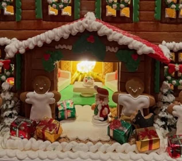 كان هناك حريق داخل المنزل وسانتا الصغير