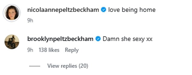 وبطبيعة الحال، أعرب بروكلين عن تقديره لهذه الصورة وكتب: 