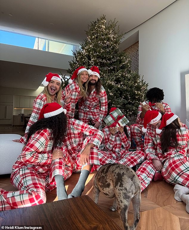 رحبت ملاك فيكتوريا سيكريت المتقاعدة بأربعة أطفال - ابنتها ليني، 21 عامًا (من فلافيو برياتور)؛ الابن هنري، 20 عامًا؛ الابن يوهان، 19 عامًا؛ وابنتها لو، 16 عامًا - خلال زواجها الذي دام سبع سنوات من زوجها السابق سيل، والذي انتهى في عام 2012.