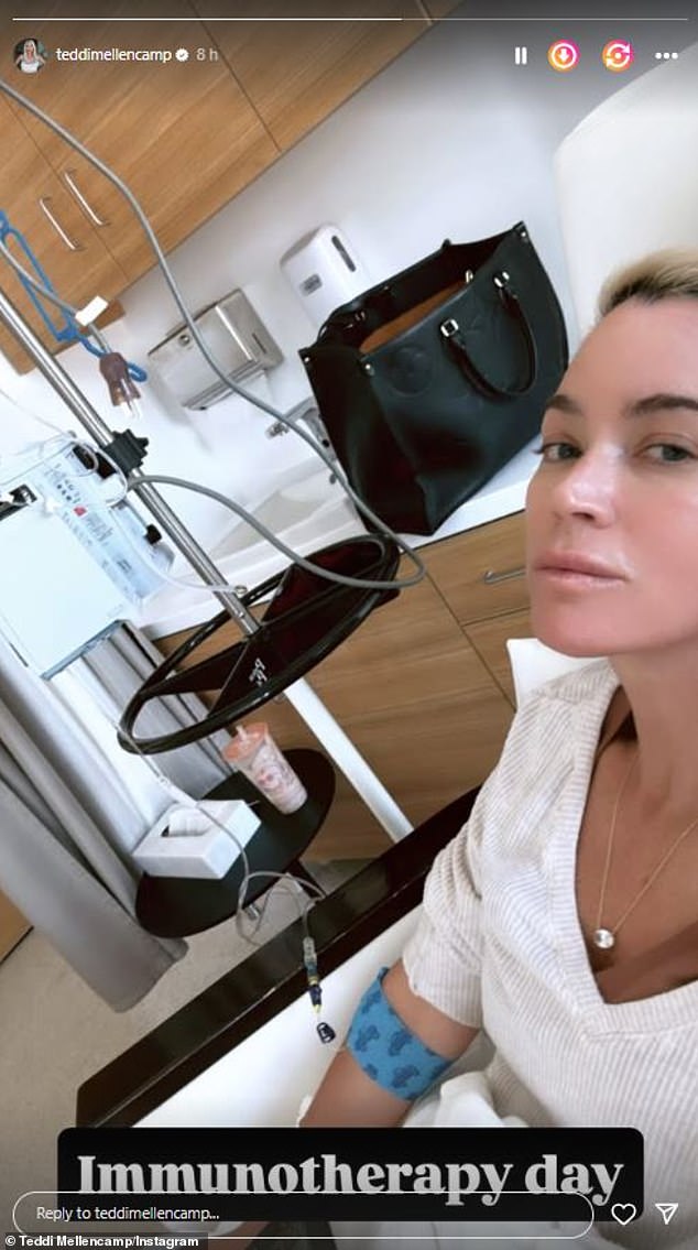 بعد أن حصلت على فرصة 50/50 للبقاء على قيد الحياة، كشفت ميلينكامب في أكتوبر أن مرض السرطان الذي تعاني منه أصبح الآن 