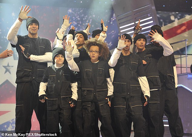 وجد جوردان الشهرة لأول مرة في برنامج Britain's Got Talent بعد أن فازت فرقته الراقصة بالمسلسل الثالث عام 2009 (في الصورة)