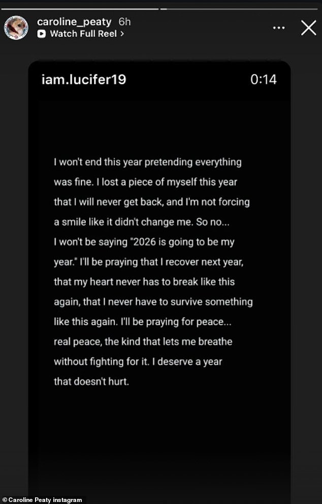 مع استمرار الخلاف، شاركت والدة بيتي أملها المفجع لعام 2026 عندما انتقلت إلى Instagram لمشاركة بعض الرسائل الانعكاسية المدببة يوم الأربعاء