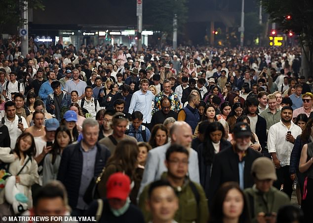 كان الرجل واحدًا من أكثر من مليون شخص توافدوا إلى ميناء سيدني ومحيطه يوم الأربعاء لتوديع عام 2025