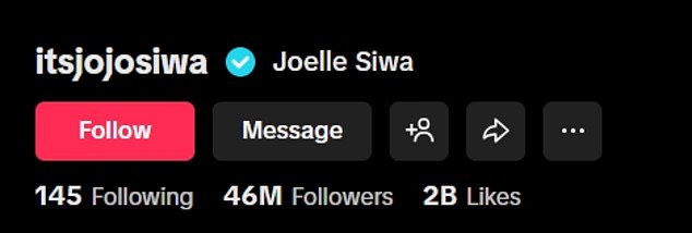 غيرت الشخصية الإعلامية اسمها في سيرتها الذاتية على TikTok إلى Joelle Siwa، مما أدى إلى حالة من الجنون لدى بعض المعجبين
