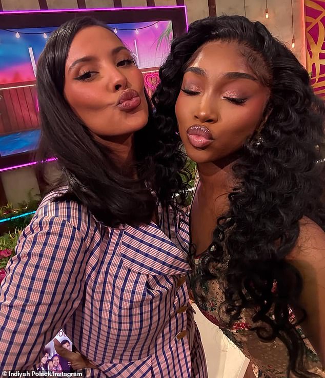 ظهرت إنديا في برنامج Love Island العرضي Aftersun خلال مسلسل الصيف، جنبًا إلى جنب مع المضيفة مايا جاما، التي أصبحت معها أصدقاء مقربين.