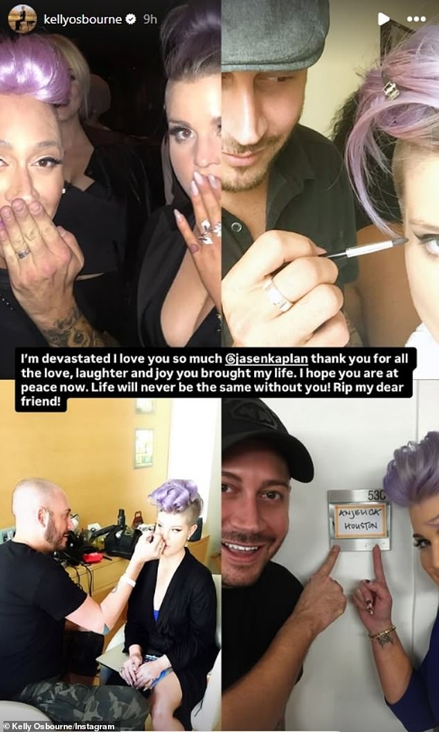 شاركت أوزبورن أيضًا شرائح من قصصها على Instagram حيث أشادت بكابلان - مما أعطى نظرة ثاقبة على صداقتهما أيضًا