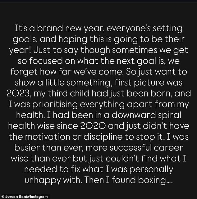 كتب جوردان منشورًا بعنوان 