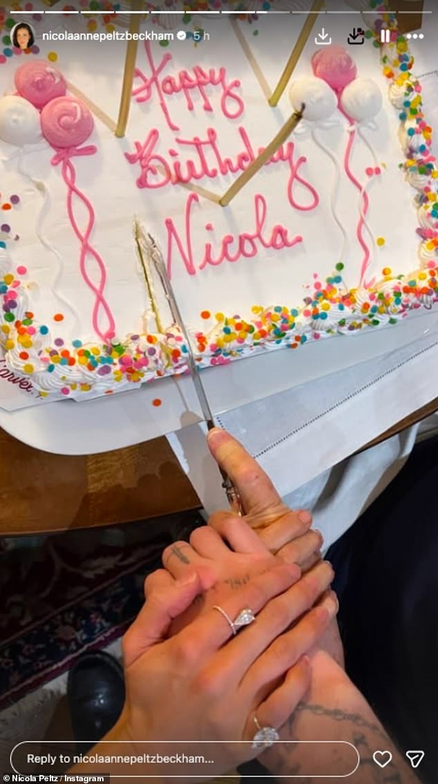 بعد احتفالات رأس السنة الجديدة، كانت نيكولا تحتفل قبل أن تبلغ 31 عامًا الأسبوع المقبل بحفلة عيد ميلاد ذات طابع وردي