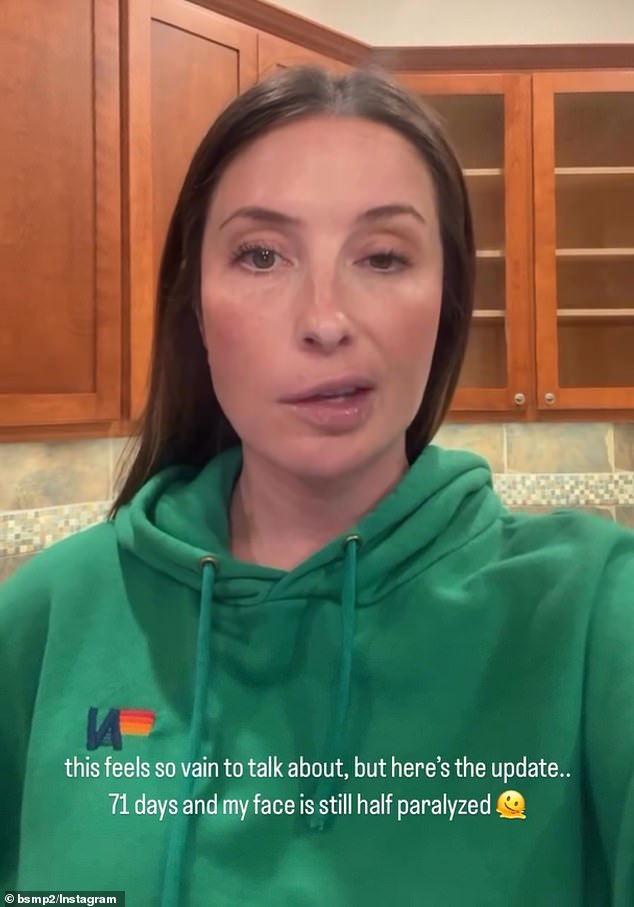 قام النجم سابقًا بتحديث معجبيه بعد 71 يومًا من حالة شلل الوجه