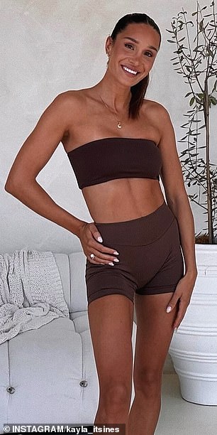 كما شاركت سيدة الأعمال في مجال اللياقة البدنية، كايلا إتسينز، بعض الكلمات الرقيقة