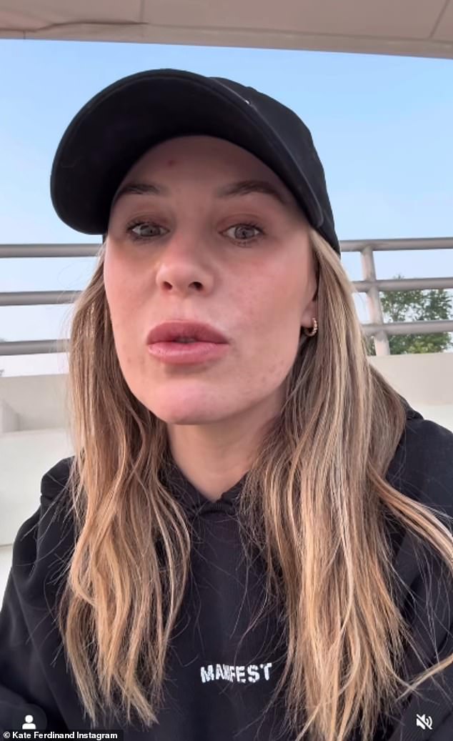 قالت كيت إنها 