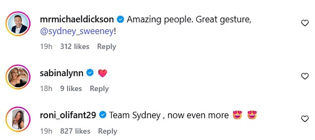 تأثر المعجبون بإيماءة النجمة، حيث اندفع الكثيرون إلى وسائل التواصل الاجتماعي للتعبير عن أنها 