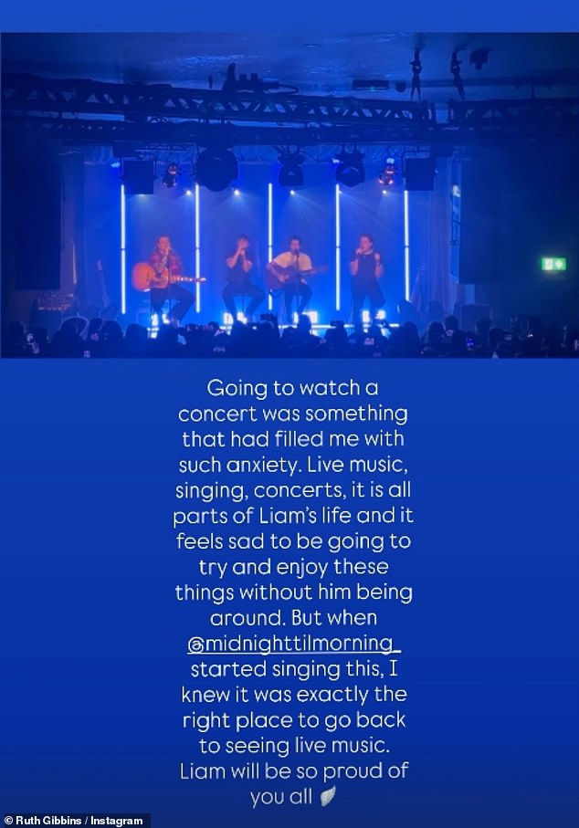 وبتفاصيل الوقت الذي قضته في العرض، كشفت أن الفرقة أشادت بأخيها الراحل من خلال أداء أغنية Midnight، وهي أغنية تعاون ليام عليها مع DJ Alesso.