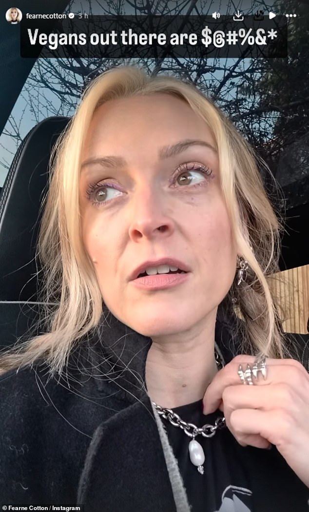 قالت فيرن إن زملائها النباتيين 