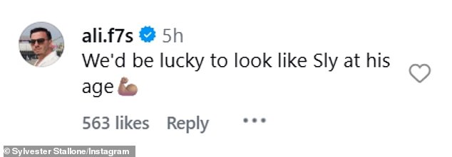 علق مستخدم Instagram @ali.f7s باستخدام رمز تعبيري للعضلة ذات الرأسين وكتب: 