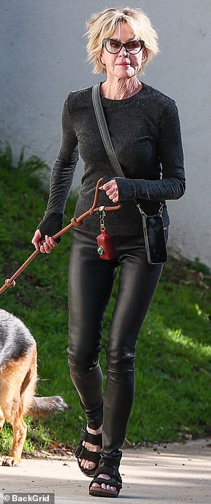 وشوهدت الممثلة 