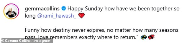 وكتبت تعليقًا جاء فيه: 