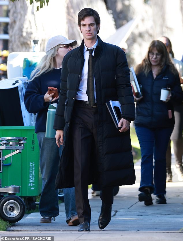 وكان حاضرًا أيضًا ممثل لو غارفيلد، 42 عامًا