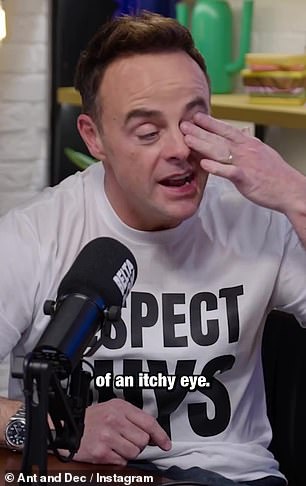 أكد المذيع أنه تم تهميشه بسبب الانزعاج أثناء تسجيل أحدث بث صوتي له مع Ant & Dec يوم الخميس