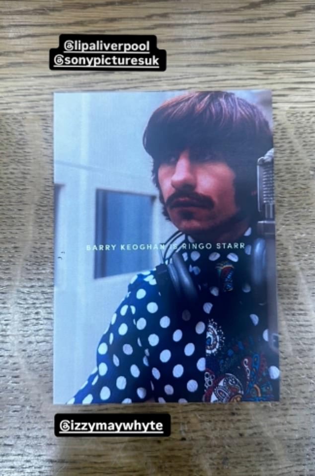 قام Barry Keoghan، الذي سيلعب دور Ringo Starr، بتصفيف شعره بنفس أسلوب 