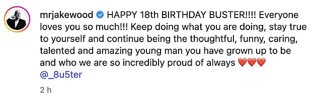 نشر أسطورة EastEnders، البالغ من العمر 53 عامًا، تحية عيد ميلاد متدفقة لابنه الذي نادرًا ما يُرى للاحتفال بعيد ميلاده الثامن عشر