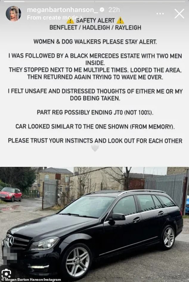 وكتبت فوق صورة لسيارة مشابهة: 