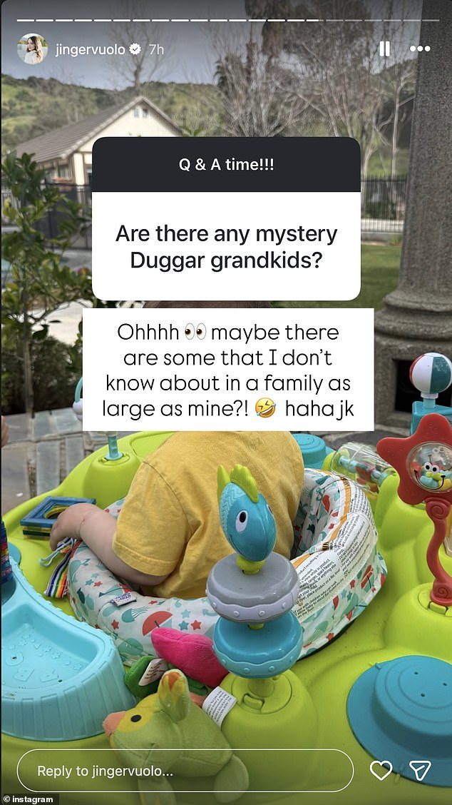 لقد شاركت رد فعل ضاحكًا على السؤال القائل بأنه قد يكون هناك أحفاد إضافيون قد 