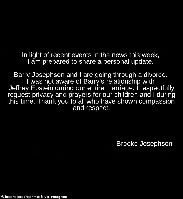 انتقل Brooke إلى Instagram Stories للإعلان عن الأخبار يوم السبت