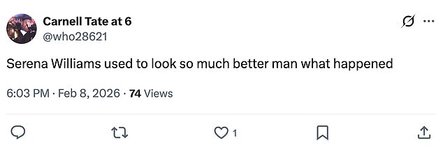 وكتب ناقد آخر في تغريدة قاسية: 