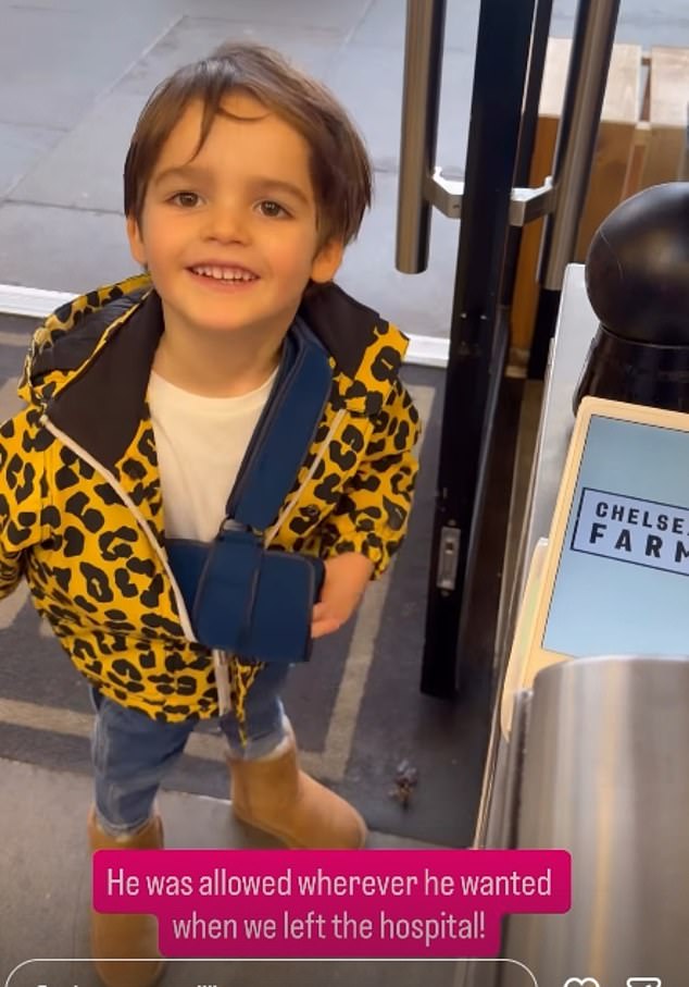 وكشفت مجلة فوغ أنه بعد المستشفى، قاموا برحلة إلى مزرعة تشيلسي لأن أوتو 