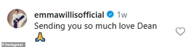 كما أرسلت مضيفة The Voice إيما ويليس أطيب تمنياتها