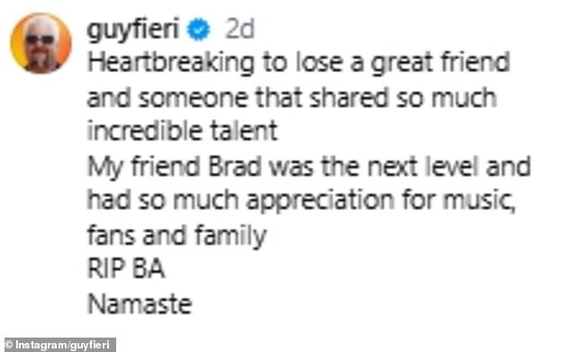 وأضاف نجم Food Network: 