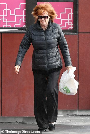 ارتدى رودس زوجًا من الأحذية السوداء وأكمل الزي بزوج من الأقراط الفضية بالإضافة إلى ظلال عصرية