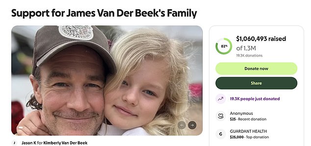 تم تحديد مبلغ جمع التبرعات في الأصل بمبلغ 500000 دولار ولكن تم تحقيق هذا الهدف في غضون ساعات. الآن جمعت Gofundme ما يزيد عن 1,060,000 دولار من التبرعات